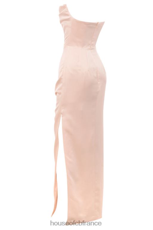 House of CB robe bustier en satin champagne Adrienne N888H622 vêtements