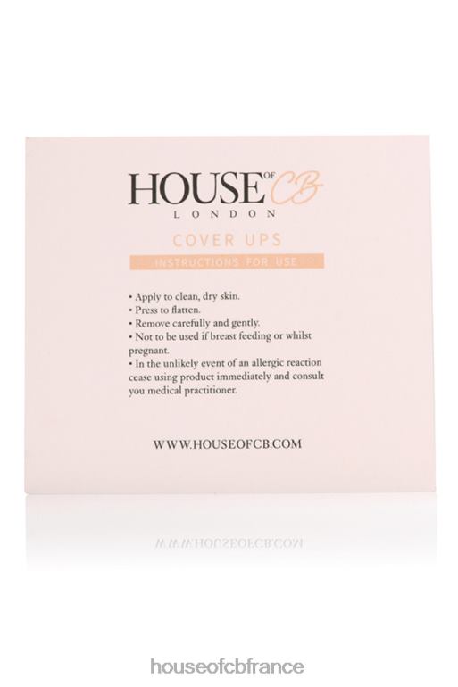 House of CB lot de 4 cache-tétons fleurs beiges N888H1315 vêtements