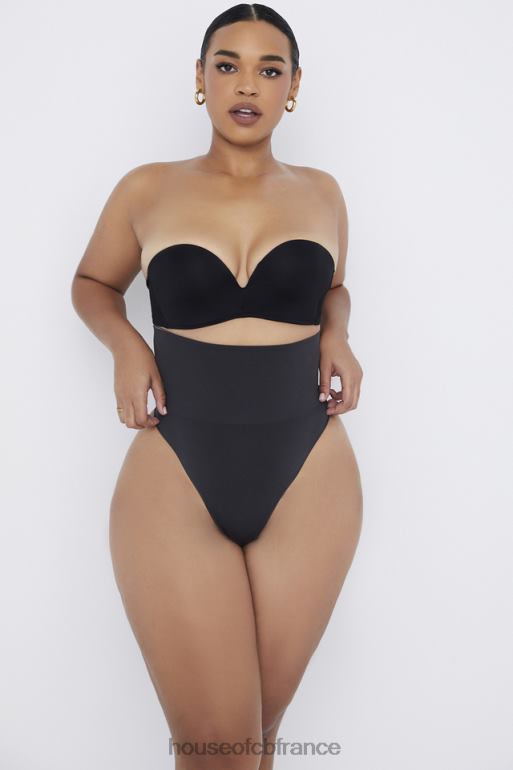 House of CB encre de string taille haute sculptant N888H1267 vêtements