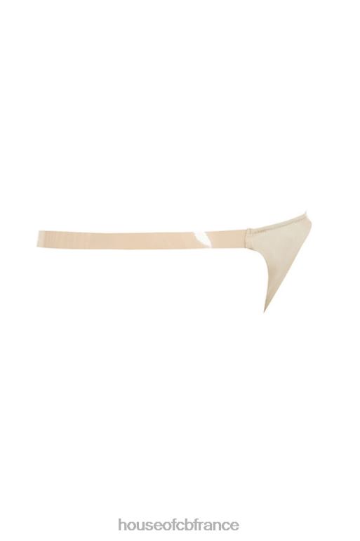 House of CB solution string transparent avec sangle latérale - beige N888H1298 vêtements