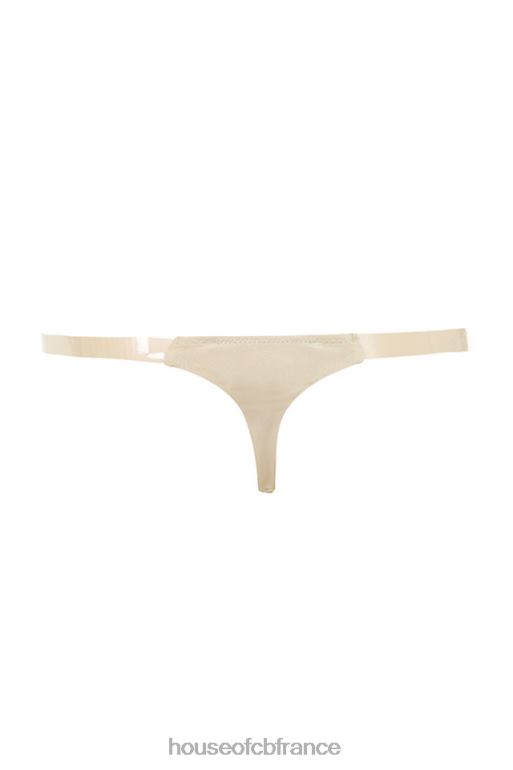 House of CB solution string transparent avec sangle latérale - beige N888H1298 vêtements
