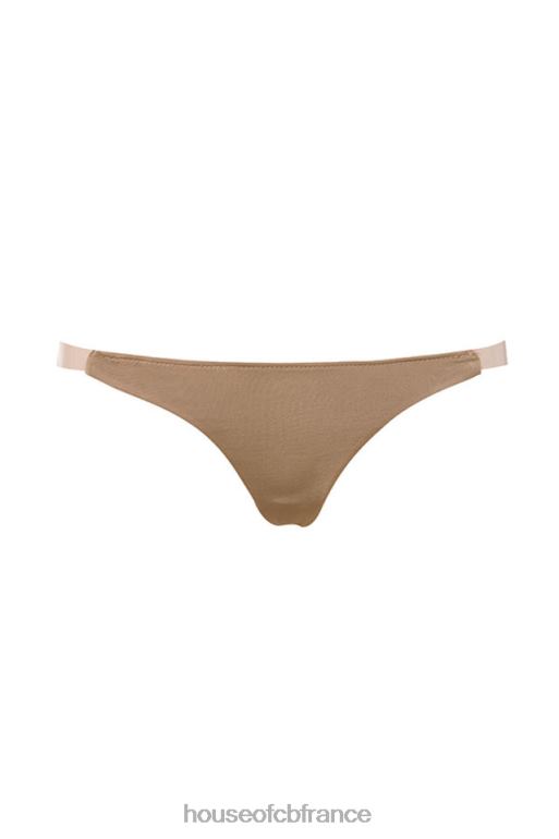 House of CB solution string transparent avec sangle latérale - caramel N888H1287 vêtements