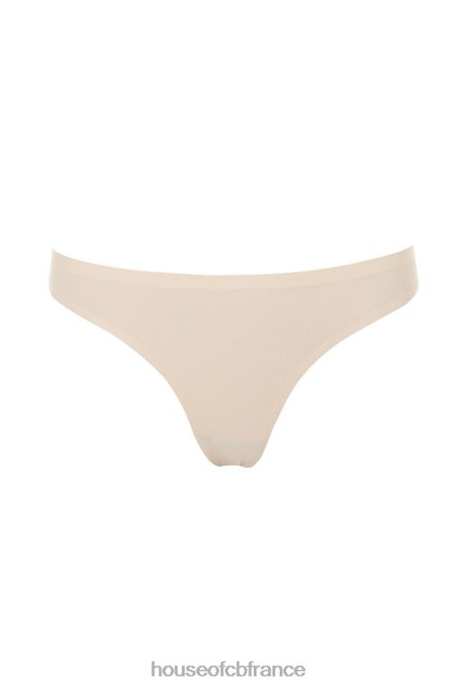 House of CB string sans couture beige en micromodal N888H1296 vêtements