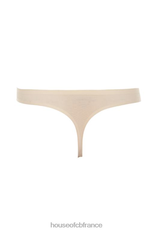 House of CB string sans couture beige en micromodal N888H1296 vêtements