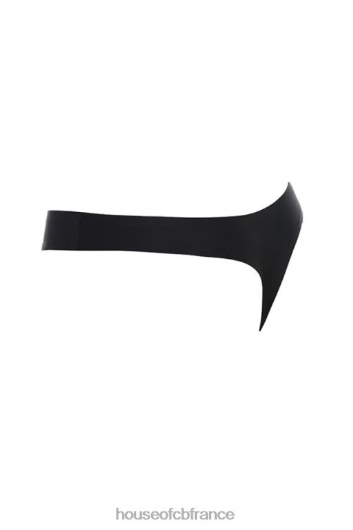 House of CB string sans couture en micromodal - noir N888H1295 vêtements
