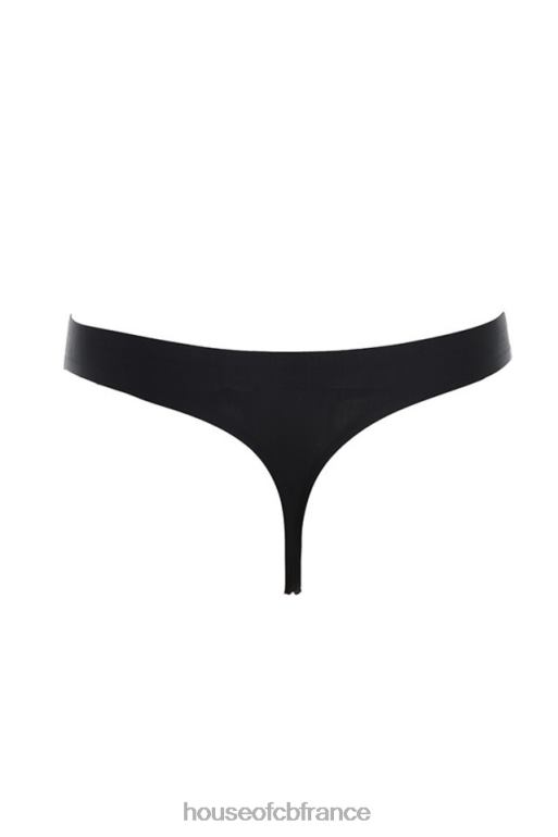 House of CB string sans couture en micromodal - noir N888H1295 vêtements
