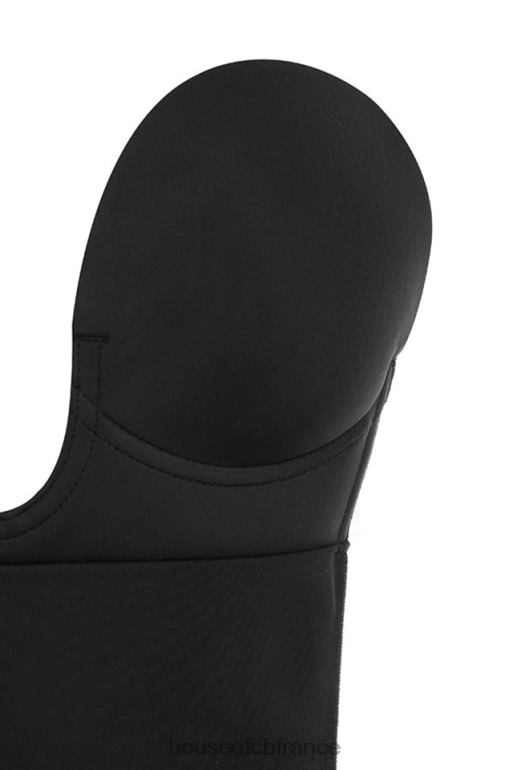 House of CB body dos nu autocollant plongeant - noir N888H1299 vêtements