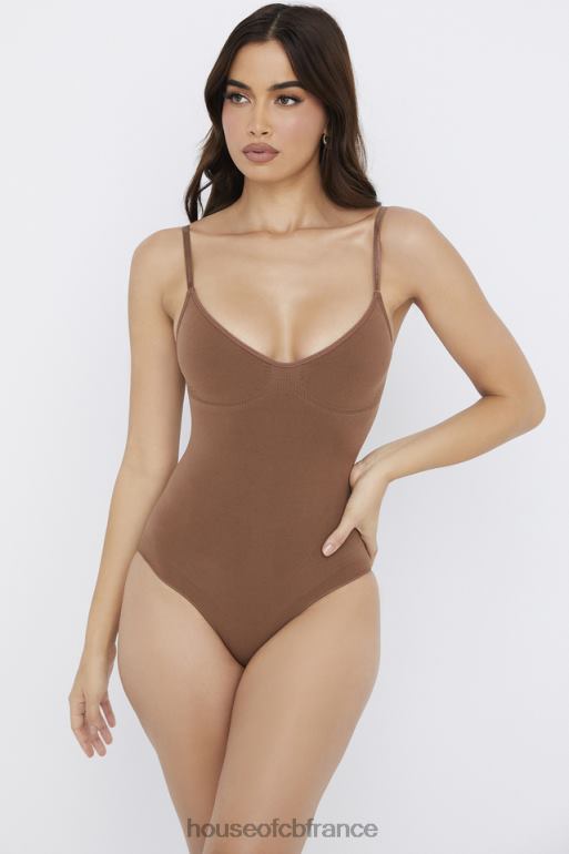 House of CB body sculptant slip complet moka N888H1272 vêtements