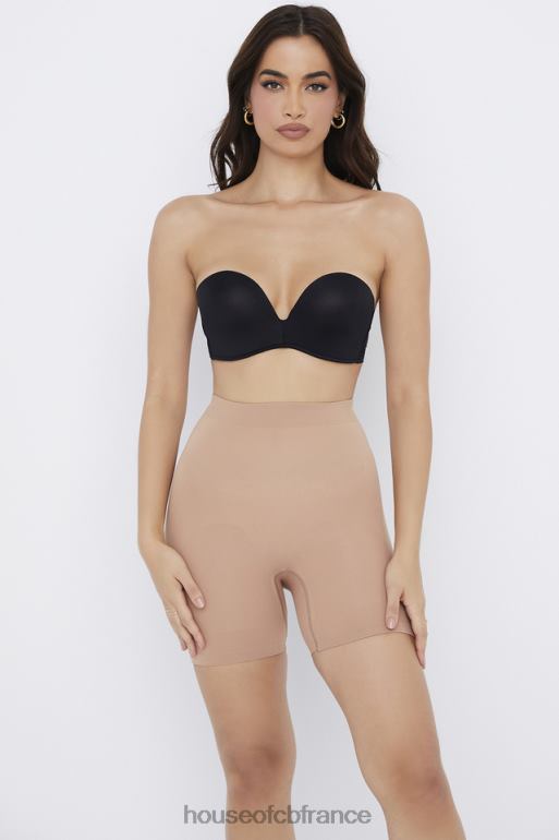 House of CB short sculptant café au lait N888H1261 vêtements