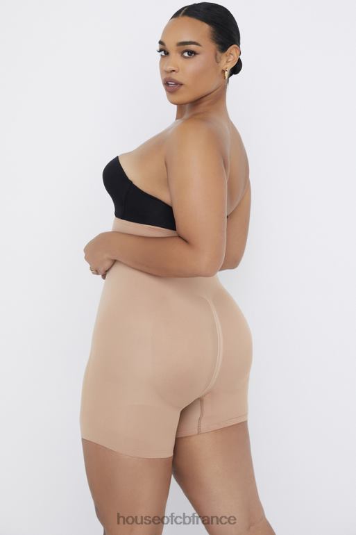 House of CB short sculptant café au lait N888H1261 vêtements