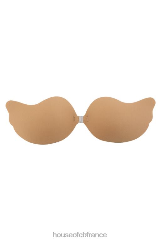 House of CB soutien-gorge V moulé en microfibre avec fermeture sur le devant - caramel N888H1280 vêtements