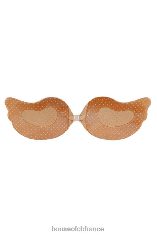 House of CB soutien-gorge V moulé en microfibre avec fermeture sur le devant - caramel N888H1280 vêtements