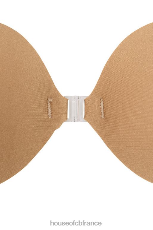 House of CB soutien-gorge V moulé en microfibre avec fermeture sur le devant - caramel N888H1280 vêtements