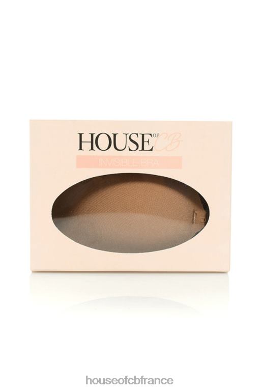 House of CB soutien-gorge V moulé en microfibre avec fermeture sur le devant - caramel N888H1280 vêtements