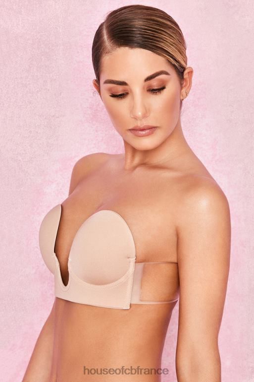 House of CB soutien-gorge auto-adhésif plongeant - beige N888H1290 vêtements
