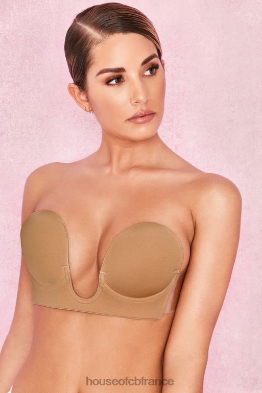 House of CB soutien-gorge auto-adhésif plongeant - caramel N888H1291 vêtements