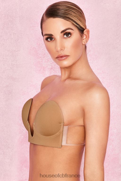 House of CB soutien-gorge auto-adhésif plongeant - caramel N888H1291 vêtements