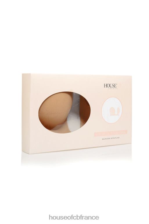 House of CB soutien-gorge auto-adhésif plongeant - caramel N888H1291 vêtements