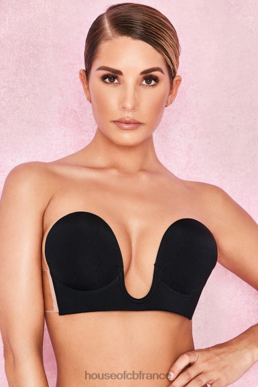 House of CB soutien-gorge auto-adhésif plongeant - noir N888H1289 vêtements