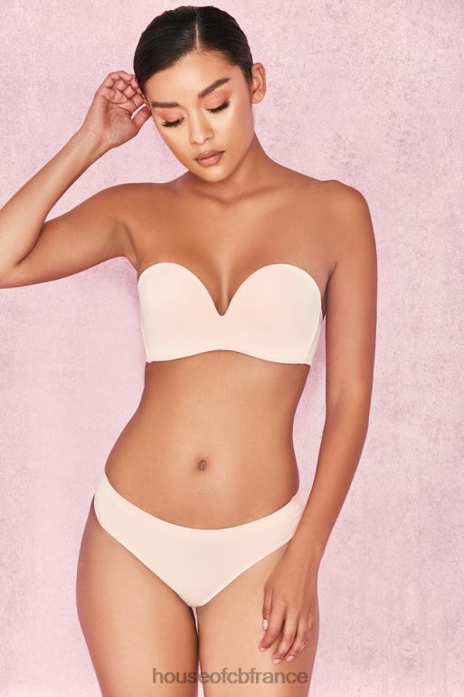 House of CB soutien-gorge bustier moulé uni lisse - beige N888H1308 vêtements