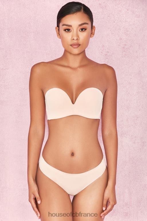 House of CB soutien-gorge bustier moulé uni lisse - beige N888H1308 vêtements