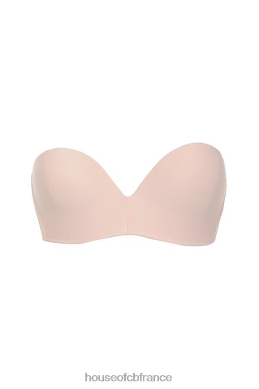 House of CB soutien-gorge bustier moulé uni lisse - beige N888H1308 vêtements