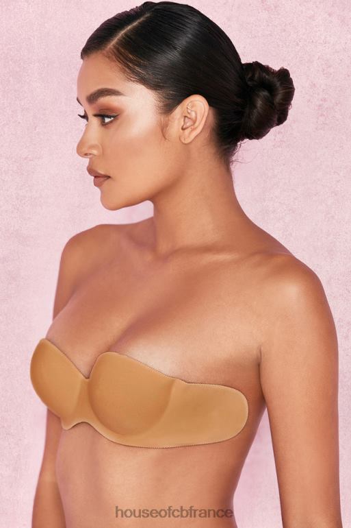 House of CB soutien-gorge collant moulé sans bretelles dos nu - caramel N888H1279 vêtements