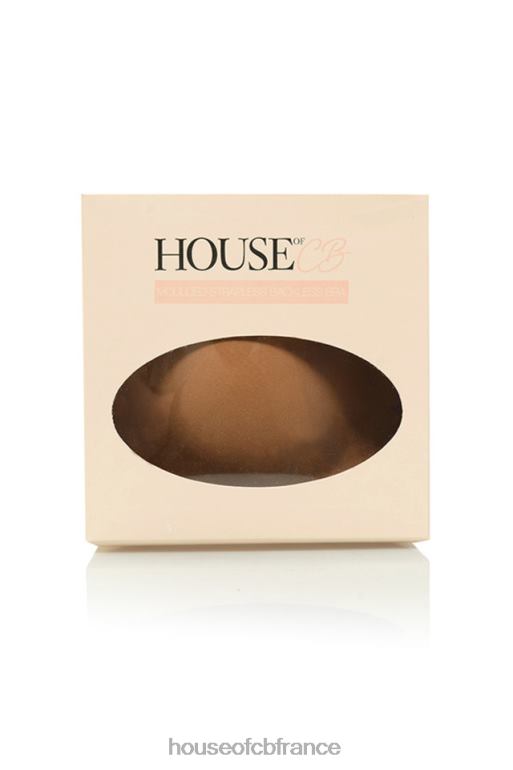 House of CB soutien-gorge collant moulé sans bretelles dos nu - caramel N888H1279 vêtements