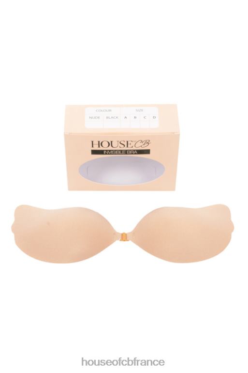 House of CB soutien-gorge en V moulé en microfibre avec fermeture sur le devant - beige N888H1318 vêtements