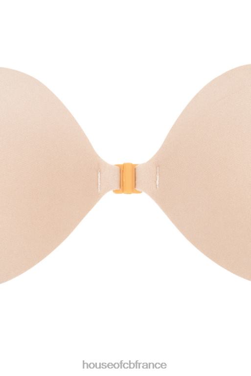 House of CB soutien-gorge en V moulé en microfibre avec fermeture sur le devant - beige N888H1318 vêtements