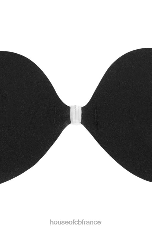 House of CB soutien-gorge en V moulé en microfibre avec fermeture sur le devant - noir N888H1319 vêtements