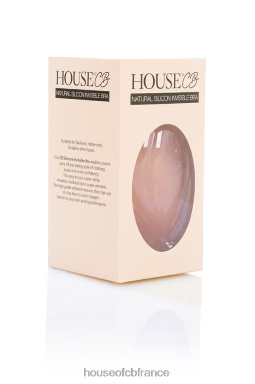 House of CB soutien-gorge invisible fermeture devant en silicone - beige N888H1320 vêtements