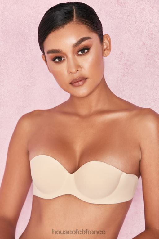 House of CB soutien-gorge moulé dos nu sans bretelles - beige N888H1317 vêtements