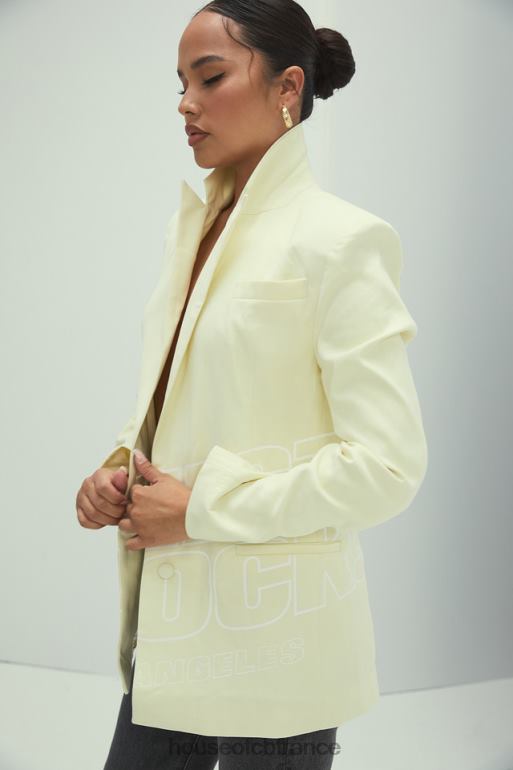 House of CB Mistress Rocks - Blazer à logo citron et cœur battant N888H1050 vêtements