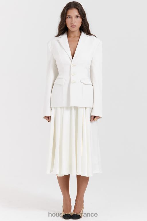 House of CB blazer ajusté contour ivoire sariah N888H1029 vêtements