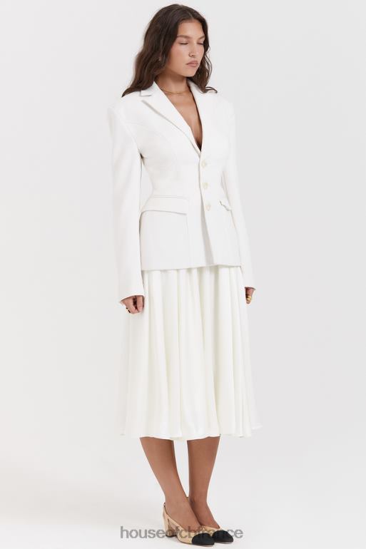 House of CB blazer ajusté contour ivoire sariah N888H1029 vêtements