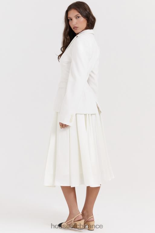 House of CB blazer ajusté contour ivoire sariah N888H1029 vêtements