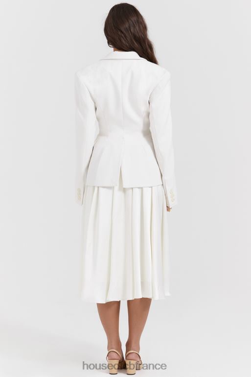 House of CB blazer ajusté contour ivoire sariah N888H1029 vêtements