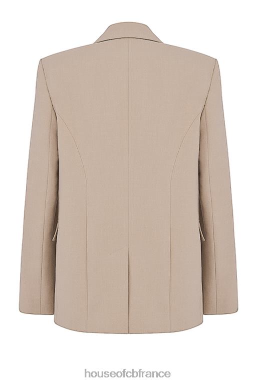 House of CB blazer oversize en vison aline N888H1034 vêtements