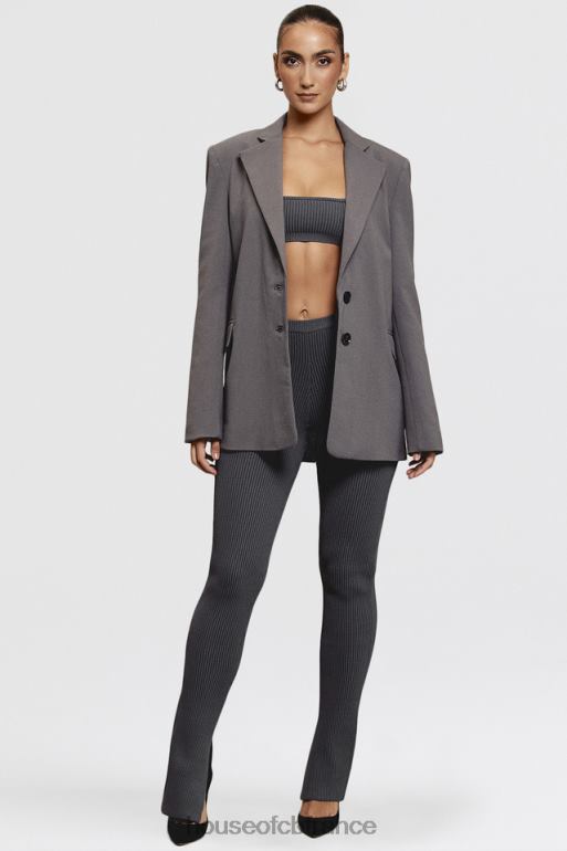 House of CB blazer oversize gris foncé aline N888H1040 vêtements