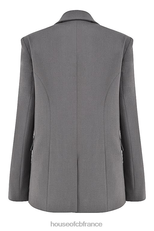 House of CB blazer oversize gris foncé aline N888H1040 vêtements