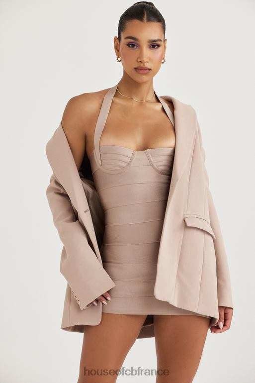 House of CB blazer oversize marta latte N888H1043 vêtements