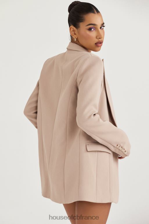 House of CB blazer oversize marta latte N888H1043 vêtements