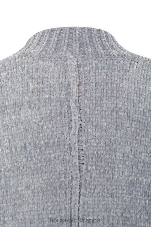 House of CB cardigan ample en chenille gris céline N888H1053 vêtements