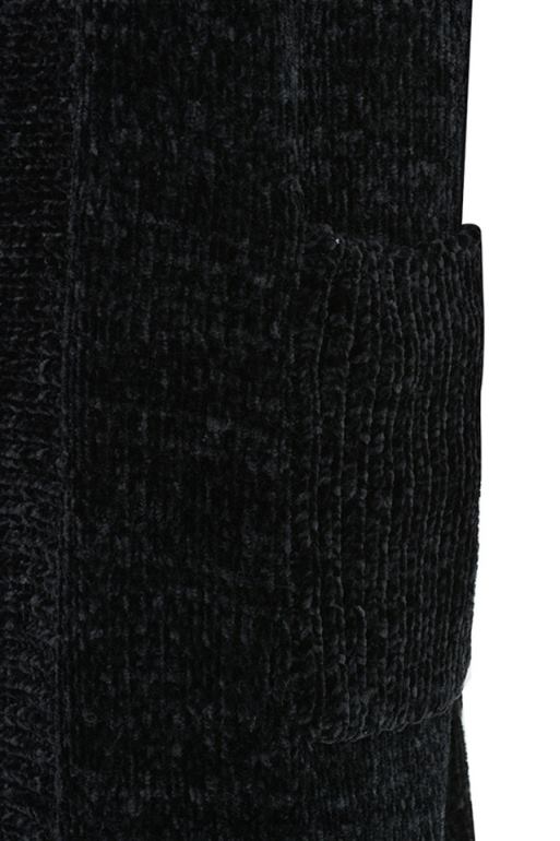 House of CB cardigan ample en chenille noir celine N888H1052 vêtements