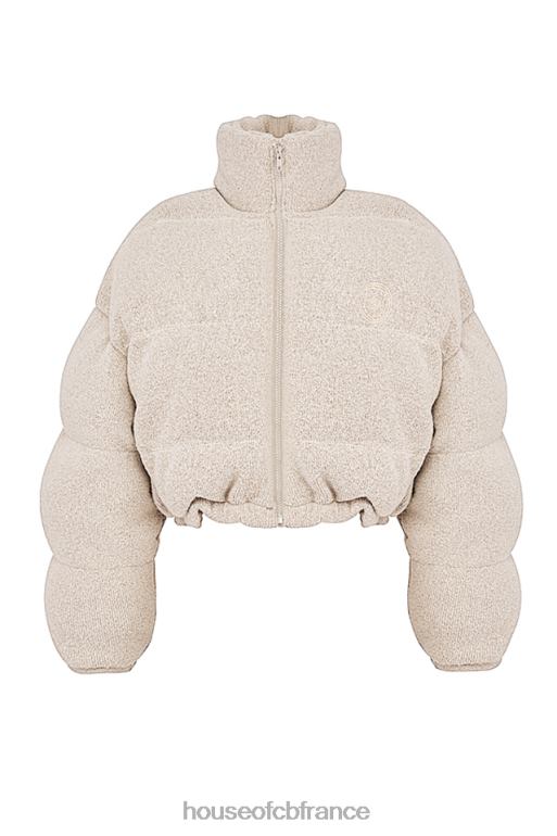 House of CB doudoune en forme de C en tricot opale pascal N888H1033 vêtements