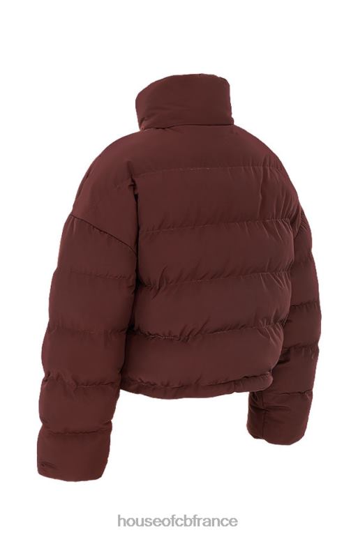 House of CB doudoune oversize en forme de C Hero Chocolate N888H1047 vêtements