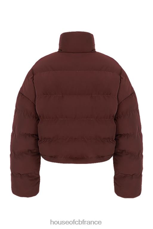 House of CB doudoune oversize en forme de C Hero Chocolate N888H1047 vêtements