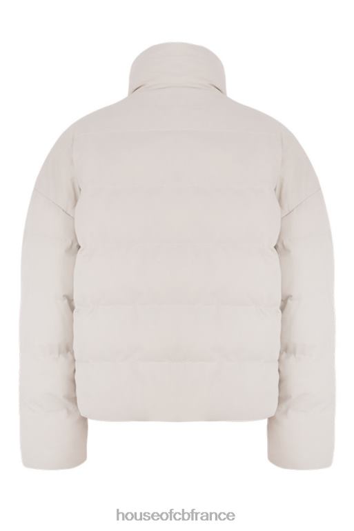 House of CB doudoune oversize en forme de C Hero ivoire N888H1046 vêtements