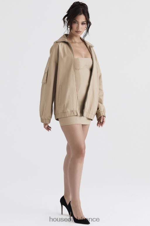 House of CB veste de survêtement oversize taupe cami N888H1042 vêtements